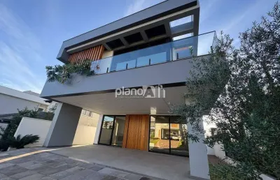 Casa em condomínio alphaville gravataí à venda, com 300m², 3 quartos 3 suítes - alphaville - gravataí / rs por r$ 2.690.000,00