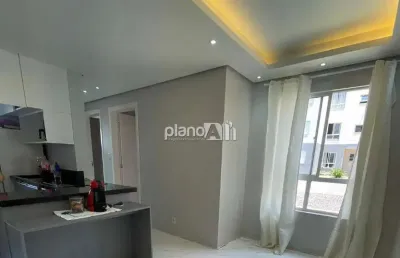 Apartamento residencial itacolomi à venda, com 46m², 2 quartos - santa cruz - gravataí / rs por r$ 180.000,00