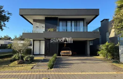 Casa em condomínio alphaville gravataí à venda, com 294m², 3 quartos 3 suítes - são vicente - gravataí / rs por r$ 3.790.000,00