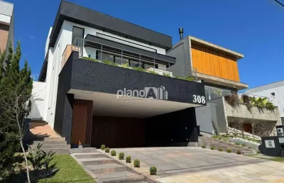 Casa em condomínio alphaville gravataí à venda, com 222m², 3 quartos 3 suítes - são vicente - gravataí / rs por r$ 2.390.000,00