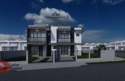 Sobrado com 3 dormitórios à venda, 89 m² por r$ 490.000,00 - conjunto águas claras - campo largo/pr