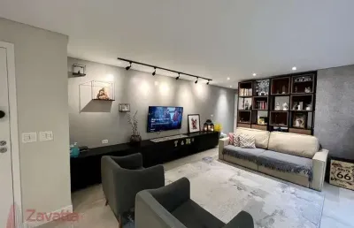Apartamento à venda com 122m² no bairro da mooca, 3 quartos e 2 vagas