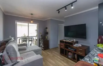 Apartamento à venda em vila maria alta, com 3 quartos, 1 suíte, 3 salas, 2 banheiros, 1 vaga, 72m²