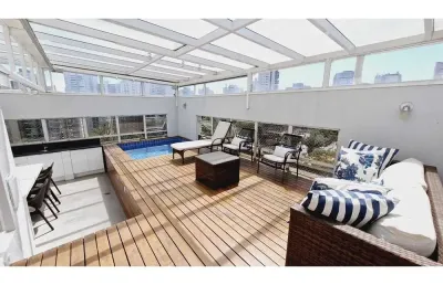 Cobertura com 4 quartos à venda na rua charles spencer chaplin, 321, vila andrade, são paulo, 244 m2 por r$ 1.250.000