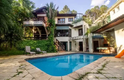 Casa em condomínio fechado com 4 quartos à venda na alameda juriti, 301, alphaville, santana de parnaíba por r$ 3.400.000