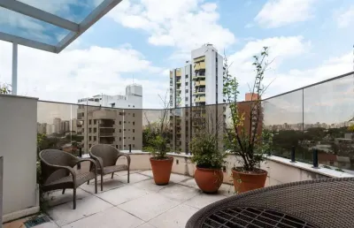 Cobertura com 3 quartos à venda na avenida chibarás, 802, moema, são paulo, 389 m2 por r$ 4.000.000