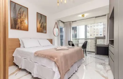 Apartamento com 1 quarto à venda na rua alves guimarães, 287, pinheiros, são paulo, 25 m2 por r$ 675.000