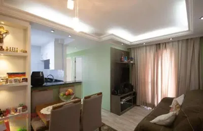 Venda de apartamento impecável em parque novo mundo, são paulo-sp: 2 quartos, 1 suite, 2 salas, 1 banheiro, 1 vaga de garagem, 49,00 m²!