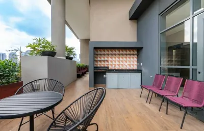 Apartamento com 1 quarto à venda na rua ministro luiz gallotti, 134, vila cordeiro, são paulo, 27 m2 por r$ 390.000