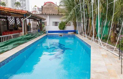 Casa com 4 quartos à venda na Vila Mathias, Santos 