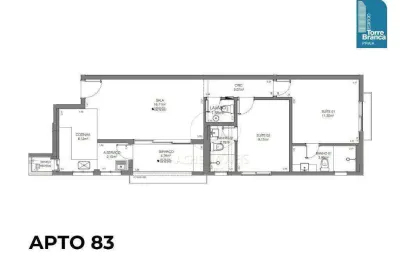 Apartamento com 2 quartos à venda no Embaré, Santos 