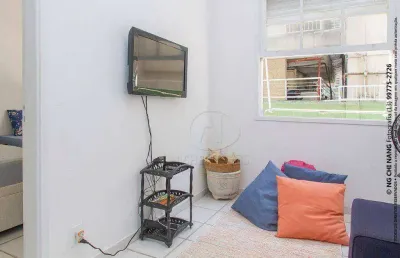 Apartamento com 1 quarto à venda no Embaré, Santos 