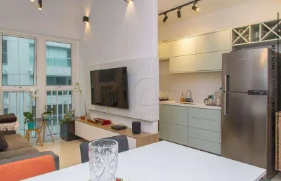 Loft com 2 dormitórios à venda - gonzaga - santos/sp