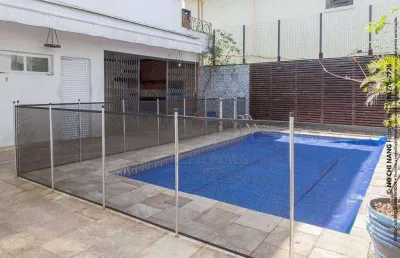 Casa com 5 dormitórios,3 suites,, 6wcs 4 vagas, piscina, edicula  314 m² - venda por r$ 3.200.000 ou aluguel por r$ 18.000/mês - boqueirão - santos/sp