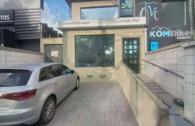 Casa comercial com 10 salas para alugar na Vila Mathias, Santos 
