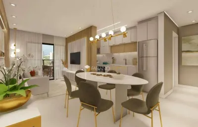 Apartamento com 3 dormitórios à venda, 105 m² por r$ 900.065,00 - barreiros - são josé/sc