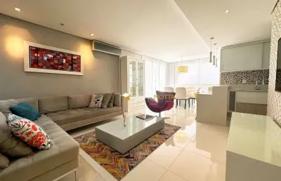 Apartamento com 3 dormitórios à venda, 129 m² por r$ 2.850.000 - centro - florianópolis/sc