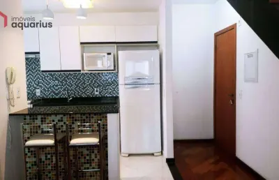 Apartamento no edificio mondrian com 1 dormitório para alugar, 78 m² por r$ 5.780/mês - jardim aquarius - são josé dos campos/sp