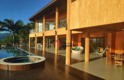 Casa com 6 dormitórios à venda, 1000 m² por r$ 12.000.000,00 - piúva - ilhabela/sp