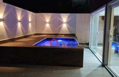 Sobrado no condomínio floradas do paratehy com 4 dormitórios à venda, 290 m² por r$ 1.980.000 - urbanova - são josé dos campos/sp
