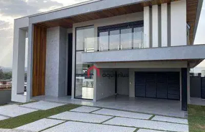 Sobrado com 4 dormitórios à venda, 420 m² por r$ 3.192.000,00 - condominio colinas do paratehy norte - são josé dos campos/sp