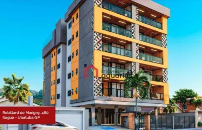 Apartamento com 2 dormitórios à venda, 73 m² por r$ 650.000,00 - itaguá - ubatuba/sp