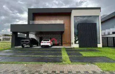 Sobrado com 4 dormitórios à venda, 460 m² por r$ 4.788.000,00 - condomínio reserva do paratehy - são josé dos campos/sp