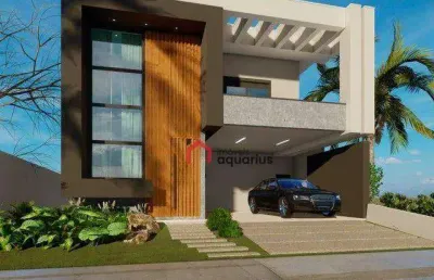 Sobrado com 3 dormitórios à venda , 252 m² por r$ 1.915.000 - condomínio cyrela landscape - taubaté/sp