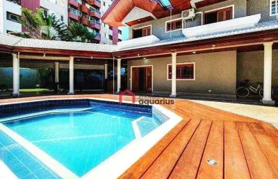 Sobrado com 4 dormitórios à venda, 360 m² por r$ 3.300.000,00 - parque residencial aquarius - são josé dos campos/sp