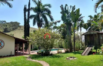 Sítio formado com 2 casas à venda, 34000 m² por r$ 950.000 - zona norte - são josé dos campos/sp