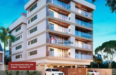 Apartamento com 2 dormitórios à venda, 70 m² por r$ 750.000,00 - itaguá - ubatuba/sp