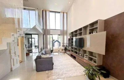 Sobrado mobiliado com 4 dormitórios à venda, 350 m² por r$ 5.000.000 - jardim do golfe - são josé dos campos/sp