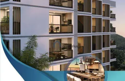 Apartamento no edificio mar toninhas  com 1 dormitório à venda, 35 m² por r$ 306.400 - toninhas - ubatuba/sp