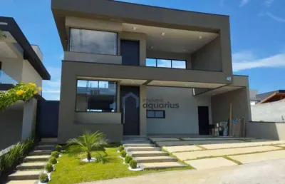Casa com 3 dormitórios à venda, 190 m² -condominio santa mônica - caçapava/sp