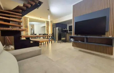Apartamento cobertura com 3 dormitórios à venda, 150 m² por r$ 2.025.000 - praia das toninhas - ubatuba/sp