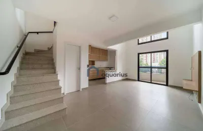 Apartamento com 1 dormitório para alugar, 78 m² por r$ 5.438,00/mês - jardim aquarius - são josé dos campos/sp