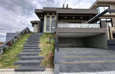 Sobrado com 3 dormitórios à venda, 320 m² - condomínio santa mônica - caçapava/são paulo