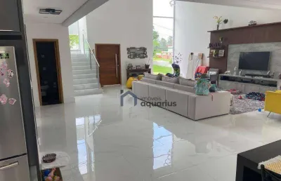 Sobrado com 5 dormitórios, 650 m² - venda por r$ 2.500.000,00 ou aluguel por r$ 13.250,00/mês - residencial santa bárbara - jambeiro/sp