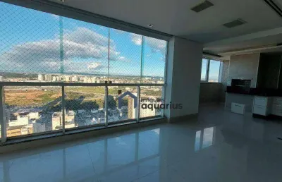 Apartamento com 4 dormitórios para alugar, 193 m² por r$ 15.570,00/mês - jardim aquarius - são josé dos campos/sp