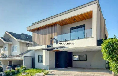 Sobrado com 4 dormitórios, 349 m² - condomínio altos da serra v - são josé dos campos/sp