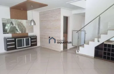 Cobertura com 3 dormitórios para alugar, 211 m² por r$ 7.350,00/mês - jardim aquarius - são josé dos campos/sp