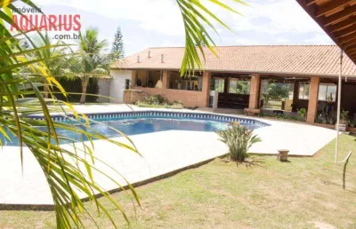 Chácara com 7 dormitórios à venda, 5554 m² por r$ 1.675.000,00 - veraneio irajá - jacareí/sp