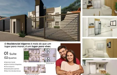 Apartamento 03 quartos - 85m² - residencial algarve
