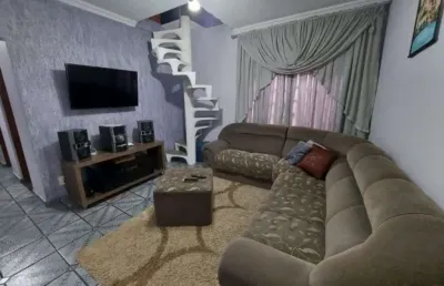 Sobrado com 5 dormitórios à venda, 247 m² por r$ 692.000,00 - parque marajoara - santo andré/sp