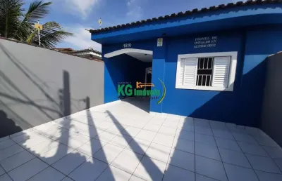 Linda casa térrea com 2 dorm | 1 suíte | 3 vagas - a 500 mts da praia - a venda - jardim suarão - itanhaém/sp.