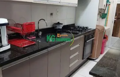 Lindo apartamento planejado 2 dormitórios sendo 1 suíte | 2 vagas - sacada gourmet - lazer completo - a venda - oswaldo cruz, são caetano do sul/sp.