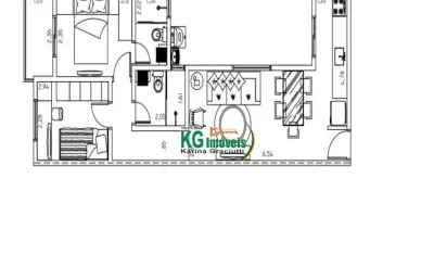 Apartamento 2 dormitórios sendo 1 exclusiva suíte com sacada | 1 vaga - 50 mts - a venda por r$ 370.000,00 - baeta neves - são bernardo do campo/sp.