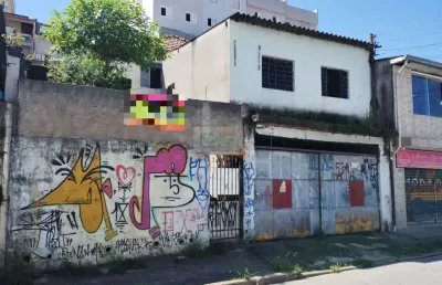 Terreno com duas casas a venda por r$614.800,00 | 300m² | vila guarará - santo andré / sp