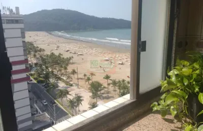 Lindo apto  de frente pro mar  a venda por r$890.000,00 |  3 dormitórios   | 1 suíte| 1 vg | guilhermina- praia grande / sp locacao 3200,00