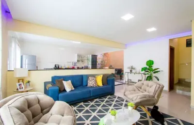 Lindo sobrado  a venda por r$790.000,00  |  3 dormitórios sendo 1 suíte  |  183m²  | 5  vagas de  garagem | vila pires - santo andré / sp